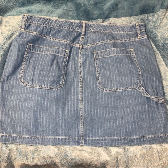 GAP Pinstripe Denim Skirt - Picture 3 of 6